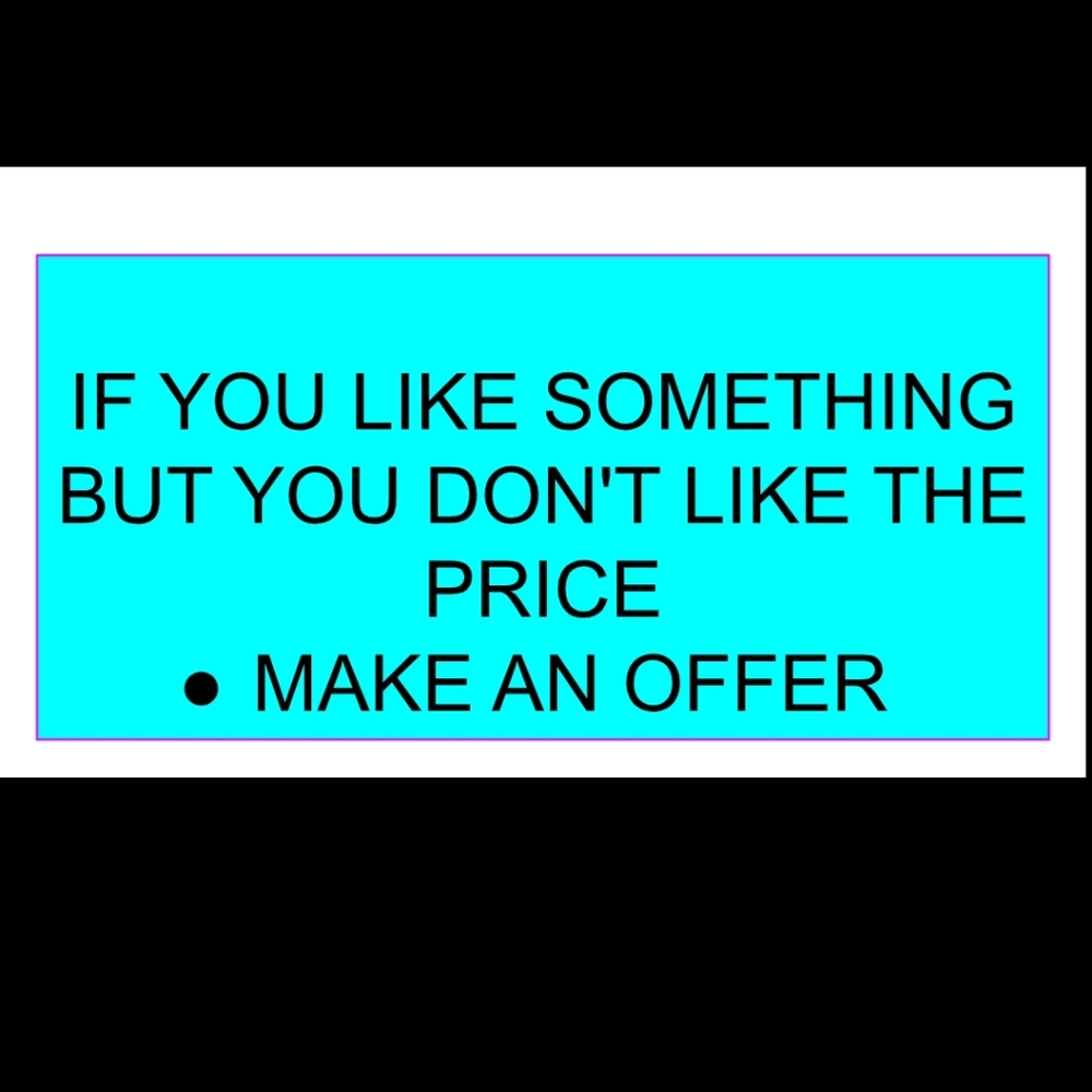 I'm open to all offers
